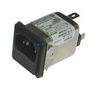 IEC FILTER, STANDARD, 6A, 250VAC, QC 6EGS1-2