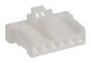 RCPT HOUSING, 6POS, 2.5MM, PA, WHITE DF1E-6S-2.5C