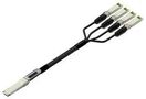 CABLE ASSY, QSFP PLUG-4 X SFP PLUG, 5M 1-2334878-0