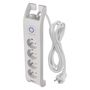 Surge Protector 900J – 4 sockets, 2m, white, EMOS P54012 8592920075081