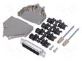 Connector: D-Sub; PIN: 25; plug; female; straight; soldering MH CONNECTORS MHDTZK25-DB25S-K