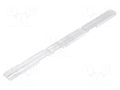 LED lens; rectangular; plexiglass PMMA; transparent; H: 7mm LEDIL C14454