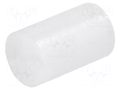 Spacer sleeve; LED; Øout: 5mm; ØLED: 5mm; L: 8mm; natural; UL94V-2 FIX&FASTEN FIX-LED-8