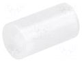 Spacer sleeve; LED; Øout: 5mm; ØLED: 5mm; L: 9mm; natural; UL94V-2 FIX&FASTEN FIX-LED-9