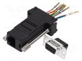 Transition: adapter; D-Sub 9pin female,RJ45 socket MH CONNECTORS MHDA9-SMJ8-K-RC