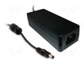 Power supply: switching; 5VDC; 5A; Out: 5,5/2,1; 25W; 80÷264VAC MEAN WELL GSM40A05-P1J