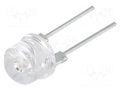 LED; green; 8mm; 140°; Front: convex; 8.4÷10.8VDC; No.of term: 2 OPTOSUPPLY OSG58387E1U