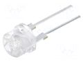 LED; blue; 8mm; 140°; Front: convex; 8.4÷10.8VDC; No.of term: 2 OPTOSUPPLY OS4BM387E1U
