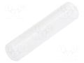 Spacer sleeve; LED; Øout: 4mm; ØLED: 3mm; L: 19mm; natural; UL94V-2 FIX&FASTEN FIX-LEDS-19