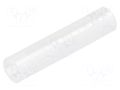 Spacer sleeve; LED; Øout: 4mm; ØLED: 3mm; L: 18.5mm; natural; UL94V-2 FIX&FASTEN FIX-LEDS-18.5