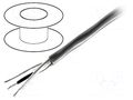 Wire; 1x2x18AWG; stranded; Cu; shielded,Al-PET foil; chrome; 152m BELDEN 8760NH.00152