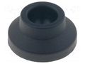 Foot; Base dia: 32mm; polyamide; H: 15mm; Mount.hole diam: 14mm ELESA+GANTER LS.A-32-14