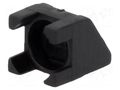 LED housing; 5mm; polyamide; angular; black; UL94V-2; H: 6.2mm FIX&FASTEN FIX-LED1L-2.5