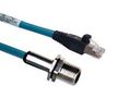 SENSOR CORD, 4P M12 RCPT-RJ45 PLUG, 2M 130054-0021