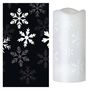 LED decorative projector – snowflakes, 3x AAA, indoor, cool white, EMOS DCPC05 8592920094259