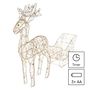 LED reindeer – 47 cm, 3x AA, indoor, warm white, timer, EMOS DCFC28 8592920111062
