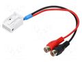 Aux adapter; RCA; BMW 4CARMEDIA AUX-BMW.04-RCA