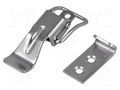 Clasp; steel; W: 21mm; L: 76.5mm; 400N; Plating: zinc ELESA+GANTER TLC.Z-15/76.5R