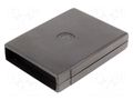 Enclosure: multipurpose; X: 68mm; Y: 91mm; Z: 18mm; ABS; black MASZCZYK ABS-20/BK