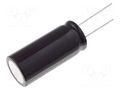 Capacitor: electrolytic; THT; 10uF; 400VDC; Ø10x16mm; Pitch: 5mm NICHICON UCY2G100MPD