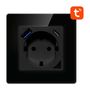 Smart WiFi Wall Socket Avatto N-WOT10-USB-B TUYA USB USB-C (black), Avatto N-WOT10-USB-B