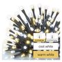 LED Christmas chain, flashing, 12 m, outdoor and indoor, warm/cool white, timer, EMOS D4AN02 8592920100127