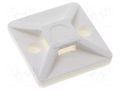 Holder; self-adhesive; polyamide; UL94V-2; natural; FH: 3.1mm HELLERMANNTYTON MB3A-NA