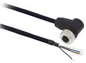 SENSOR CORD, M12 4P RCPT-FREE END, 2M XZCPB1241L2