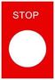 LEGEND PLATE, PUSHBUTTON SWITCH ZB2BY2304