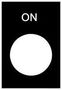 LEGEND PLATE, PUSHBUTTON SWITCH ZB2BY2311