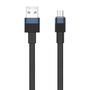 Cable USB-micro USB Remax Flushing, RC-C001, 1m (black), Remax RC-C001 A-M black