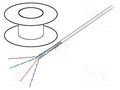 Wire; SF/UTP; 4x2x26AWG; 5e; stranded; CCA; PVC; grey; 100m Goobay SF/UTP5-FCCA-100