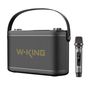 Wireless Bluetooth Speaker W-KING H10 S 80W + microphone (black), W-KING H10 S black