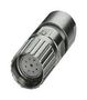 SENSOR CONN, M23, PLUG, 8+1SIG, CABLE 1629220