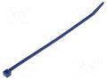 Cable tie; with metal; L: 150mm; W: 3.5mm; blue; polyamide; 135N HELLERMANNTYTON MCT30R
