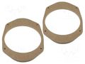 Spacer ring; MDF; 165mm; Ford; impregnated,varnished; 2pcs. 4CARMEDIA MDF-D.18