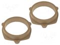 Spacer ring; MDF; 165mm; Nissan; impregnated,varnished; 2pcs. 4CARMEDIA MDF-D.28
