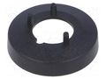 Nut cover; ABS; black; push-in; Ø: 15.5mm; Øint: 14mm OKW A7510000