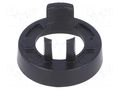 Nut cover; ABS; black; push-in; Ø: 16mm; Øint: 14.8mm OKW A5116000