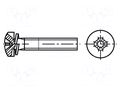 Screw; M3x8; 0.5; Head: cheese head; Phillips; PH1; steel; zinc BOSSARD B3X8/BN1720