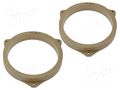Spacer ring; MDF; 165mm; Toyota; impregnated,varnished; 2pcs. 4CARMEDIA MDF-D.44