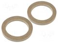Spacer ring; MDF; 130mm; impregnated,varnished; 2pcs. 4CARMEDIA MDF-PD130/18