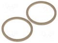 Spacer ring; MDF; 165mm; impregnated,varnished; 2pcs. 4CARMEDIA MDF-PD165/08.2