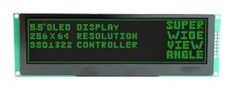OLED GRAPHIC DISPLAY, COB, 256X64PIXELS MDOB256064CX-GM