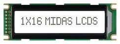 ALPHANUMERIC DISPLAY, FSTN, 6.56MM, COB MC11606C6WR-FPTLW