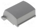 Button; grey; plastic MEC MEC1B03