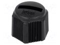 Protection cover; IP67; Enclos.mat: plastic; male M8 connectors AMPHENOL LTW CAP-WBBMSMA1