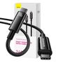 USB-C to USB-C cable Baseus Tungsten Gold 240W 2 m (black), Baseus CAWJ040101