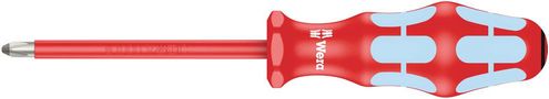 3165 i PZ VDE Insulated screwdriver for Pozidriv screws, stainless, PZ 1x80, Wera 05022740001