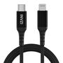 INVZI USB-C to Lightning Cable, MFi, 2m (Black), INVZI CTL2M